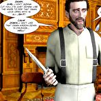 Third pic of Chastity belt of black virgin 3D sex comics anime about small tits ebony teen skinny maid babe in bdsm bondage panty posing nude and pregnant milking big nipples mom hentai cartoon fetish slave story