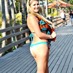 First pic of Busty Josie Goldberg caught topless on the beach