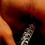 Third pic of Asian hot teenie Kat probes tight and juicy pussy with dildo