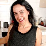 Fourth pic of Chubby Loving - Mature Plumper Spreads Hairy Pussy