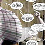 Second pic of Wild wild west sex 3D comics and anime sex cartoons about big tits redhead mature babe in bondage and BDSM hardcore acts with cowboy huge cock