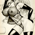 Second pic of Sexy Lady Death swallows dick till gets played with \\ I Draw Porn \\