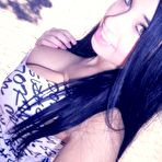 Third pic of Collection of a gorgeous busty babe camwhoring outdoors