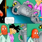 First pic of Amy in glasses gets real hard fucked by robot Bender \\ Cartoon Porn \\