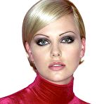 Fourth pic of Charlize Theron sexy posing scans from mags