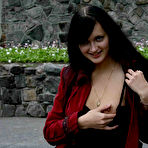 Fourth pic of Sex girlfriend pics :: Horny amateurs doing risky public flashing 