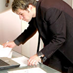 First pic of LadiesFuckGents :: Antoinette&Jack seductive lady busy straponfucking