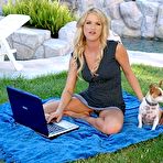First pic of Girls Hunting Girls - Lesbian Blondes Enjoying Outdoor Sex