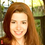 First pic of Cute Teen Redhead In White Stockings