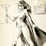 Third pic of Lesbian Vampire getting exploited and eating jizz  \\ I Draw Porn \\