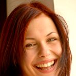 Fourth pic of Big Natural Boobs Redhead Babe Iga Stripping Nude