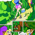 First pic of Blonde Sharon is bombed and gets filled with jizz  \\ Cartoon Porn \\