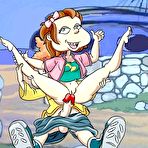 Second pic of Angelica with double d juggs receives facial blast  \\ Cartoon Porn \\