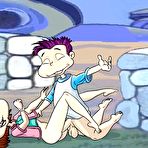 Third pic of Angelica with double d juggs receives facial blast  \\ Cartoon Porn \\