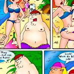 First pic of Carol licking Brian Griffin and rammed on the train \\ Cartoon Porn \\