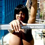 Third pic of Nature Breasts - Big Tits Ebony BBW Posing Outside