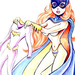 Third pic of Beautiful and blonde Harley gets tortured by Hawkman \\ Online Super Heroes \\