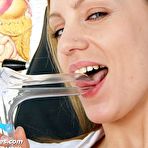 Third pic of Nurse Viktorie cooter fingering and dildoing at clinic