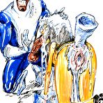 Third pic of Mirage deals with Frozone and gets sprayed in a shed \\ Cartoon Porn \\