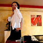 First pic of Handcuffed beauty in hellpain