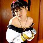 Third pic of Pigtailed Asian slut is enjoying showing off @ Idols69.com FMG's