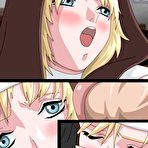 Second pic of Hentai Nun sticks cock in her mouth and slams cock \\ Comics Toons \\