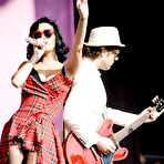 Second pic of Katy Perry sexy performing on stage shows cleavage