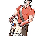 Fourth pic of Beauty and Monster hard sex - Free-Famous-Toons.com