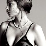 Second pic of Eniko Mihalik black-&-white sexy and naked scans