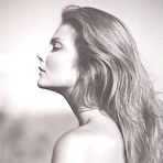 Fourth pic of Eniko Mihalik black-&-white sexy and naked scans