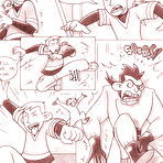 Fourth pic of Innocent Shego licking dong and getting throatfucked \\ Online Super Heroes \\