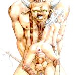 First pic of Sexy Blood Elf choking on Orc as getting hard fucked \\ Comics Toons \\