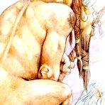 Fourth pic of Sexy Blood Elf choking on Orc as getting hard fucked \\ Comics Toons \\