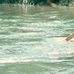 First pic of Violante Placido exposed her nude boobs in The American