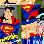 Fourth pic of Shayera Hol screaming in pleasure and riding Superman \\ Online Super Heroes \\