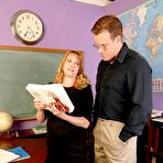 Fourth pic of Chubby Loving - Mature Plumper Sucking In Classroom