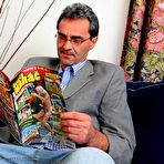 First pic of Tricky Old Teacher - Brunette Teen Fucked And Cummed By Professor