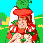 Fourth pic of Fairy rubs slit and gets her asshole nailed by Shrek \\ Cartoon Porn \\