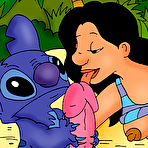 Fourth pic of Gwen gets fucked between juggs by Stitch and comes \\ Cartoon Valley \\