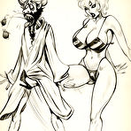 Third pic of Annie Fanny spreads her legs and eats gooey cumshot  \\ I Draw Porn \\