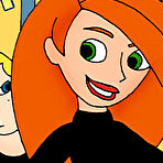 Third pic of Kim getting bound and putting jizz all over her tits \\ Cartoon Valley \\