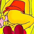 Third pic of Marge sucking off and getting cumshot on her asshole \\ Cartoon Valley \\