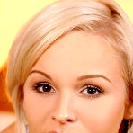 Fourth pic of Sex Previews - Jessica Bee blonde babe stripping showing her naked body and spreading pussy