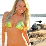 First pic of Bikini Blonde At The Beach