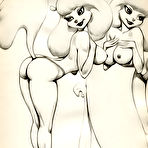 Fourth pic of Hello-Nurse sticks cock in her ass and strokes cock \\ I Draw Porn \\