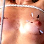First pic of NEEDLES IN TITS. BDSM NEEDLE PLAY