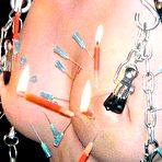 Second pic of NEEDLES IN TITS. BDSM NEEDLE PLAY