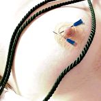 Fourth pic of NEEDLES IN TITS. BDSM NEEDLE PLAY