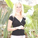 First pic of FTV Girls! Adorable amateur blonde teen babe posing tits and pussy outdoors!