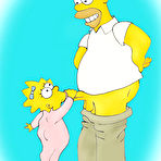 Second pic of Maggie Simpson getting sex and taking a face load  \\ Cartoon Valley \\